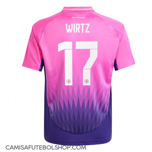 Camisa de time de futebol Alemanha Florian Wirtz #17 Replicas 2º Equipamento Europeu 2024 Manga Curta